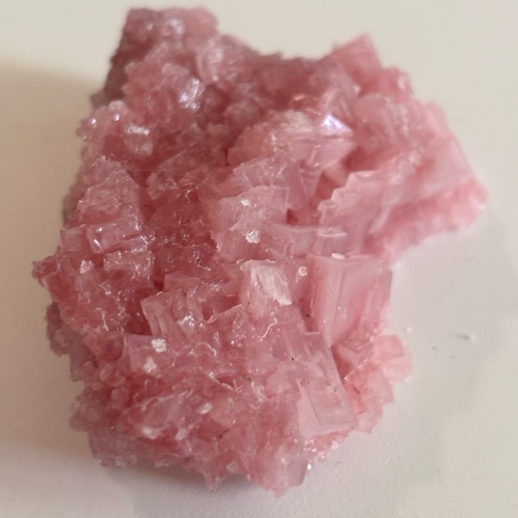 Raw Pink Halite Mineral Specimen - Picture 3 of 4